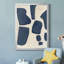 «Blue P pièces I», reproduction sur toile encadrée-762526509-762526510