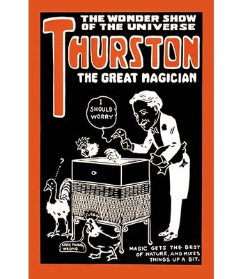 Mix Up Nature: Thurston the Great Magician' by National Ptg. & Eng. Co Vintage Advertisement -  Buyenlarge, 0-587-21629-8C2030