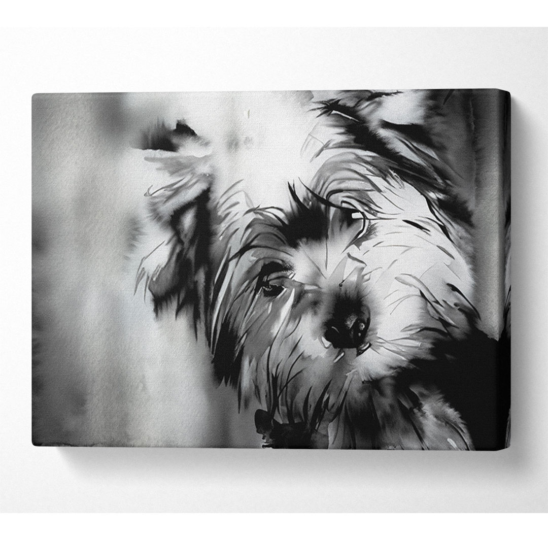 Niedlicher Yorkshire Terrier - Druck