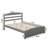 Elliana Solid Wood Platform Bed with Footboard & Built-in Charging Station-81970985-81970986