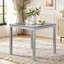 Table carrée à hauteur de comptoir 34,5 pouces avec détails en cristal-796018031