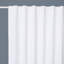 Rideaux à double couche en coton blanc (108 po x 50 po) - Filtration de la lumière-342533689