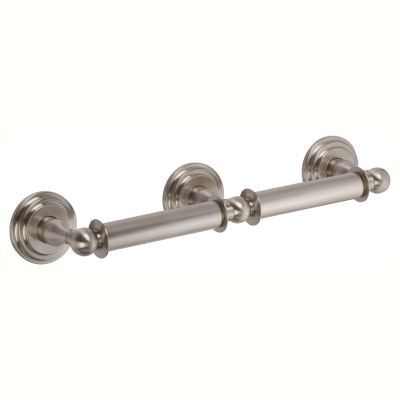 Chelsea Double Toilet Paper Holder, Satin Nickel