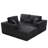 109" Modular Boneless Corduroy Sectional Sofa With Chaise, No Assembly L-Shape Couch Reconfigurable Design-277012241