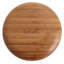 Assiette plate réutilisable en bambou