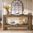 62.99" Long Wood Console Table, Farmhouse 2-Tier Entryway Table Sofa Table-1458900082