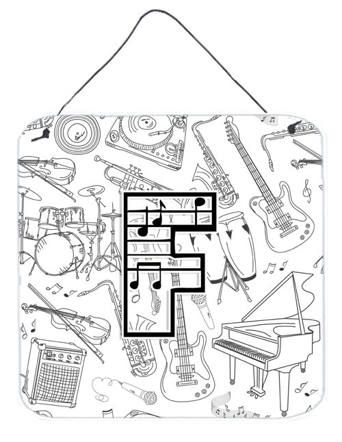 Monogramme « notes musicales », F
