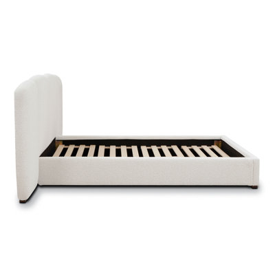 Boucle Platform Bed