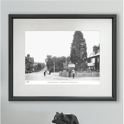 Crowthorne, Sandhurst Road 1906 - Single Picture Frame Print