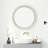 Round Beaded Wall Mirror-1772100340