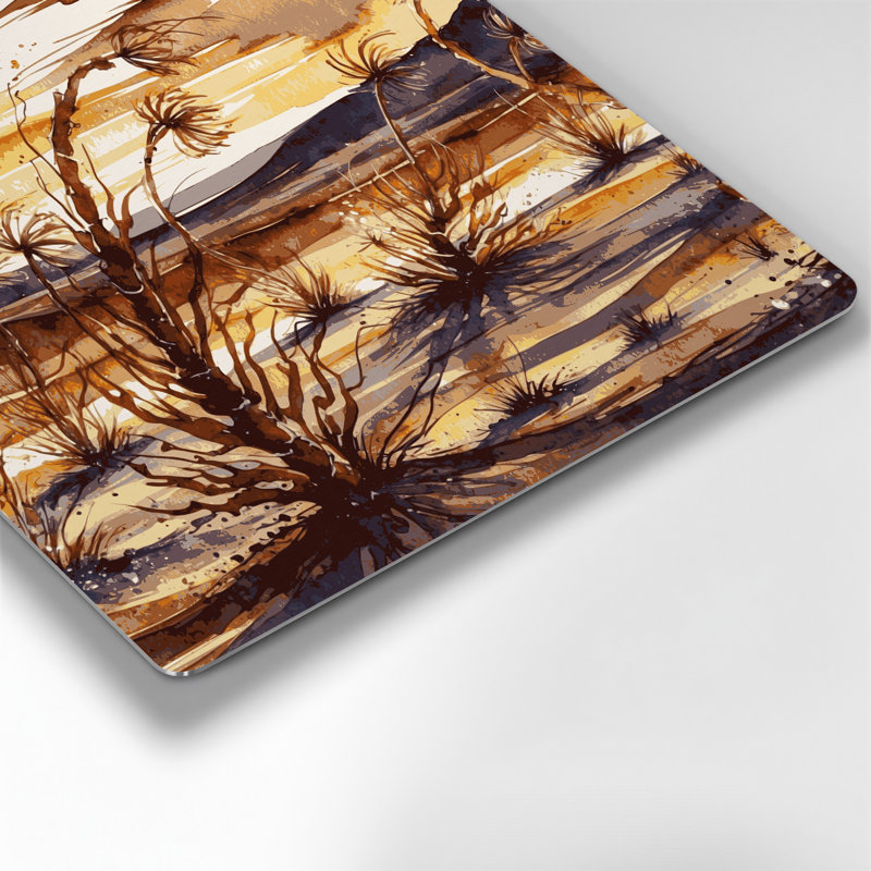 Art mural en métal noir Southwestern Plants Tumbleweed 195, H 192 po x l 192 po x P 0,05 po
