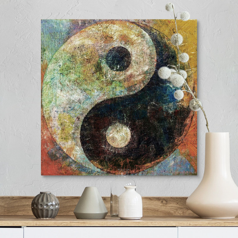«Alcala Yin and Yang» par Michael Creese, reproduction d'art graphique sur toile, H 16 po x l 16 po x P 1,25 po
