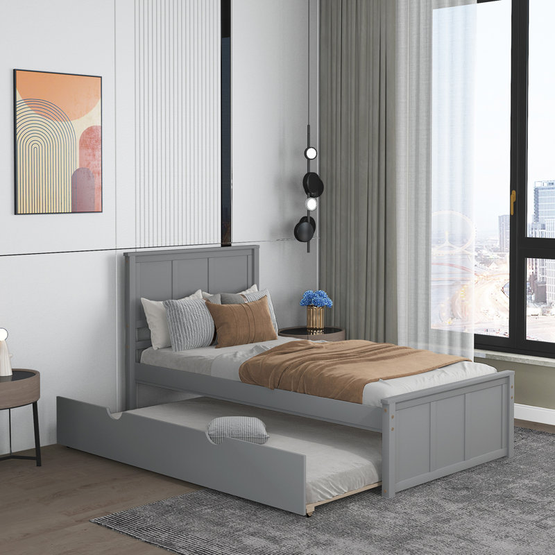 Dixfield Twin Platform Bed with Trundle