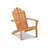 Lakeside Teak Adirondack Chair with Footrest