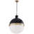 Luminaire suspendu sphère 1 lumière DEL Glaser