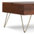 Hunter 32"W Solid Mango Wood Industrial Square Lift Top Coffee Table with Dual Lift Tops, Hidden Storage and Gold Hairpin Legs-1607252084