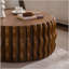 Table basse ronde ronde cannelée Drum-1122110394