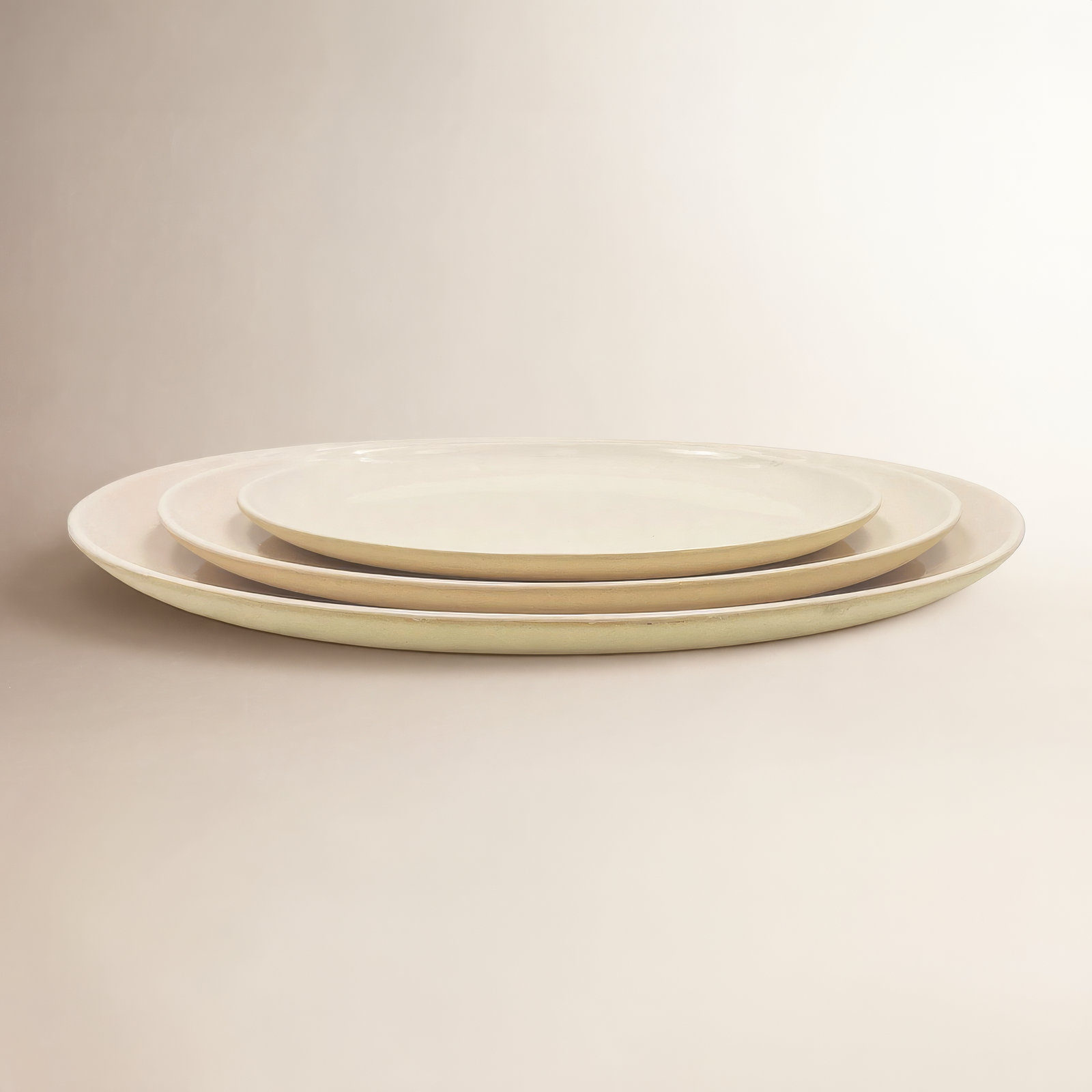 Shell Bisque XL Porcelain Platter, Pink
