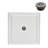 Streamline 32 in. x 32 in. Alcove Acrylic Shower Base in Glossy White with Center Drain, Drain Included