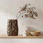 Sabine Cast Aluminum Vase Antique Brass