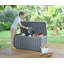 Keter Glenwood 390l Storage Box- Graphite/grey