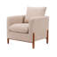 Chaise d'appoint moderne texturée