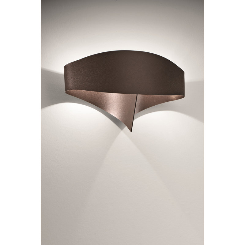 Scudo Flush Mounted Sconce, Bronze