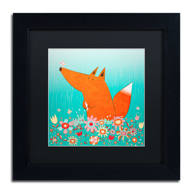 Arica Animals Framed Art, 11" H x 11" W, Black