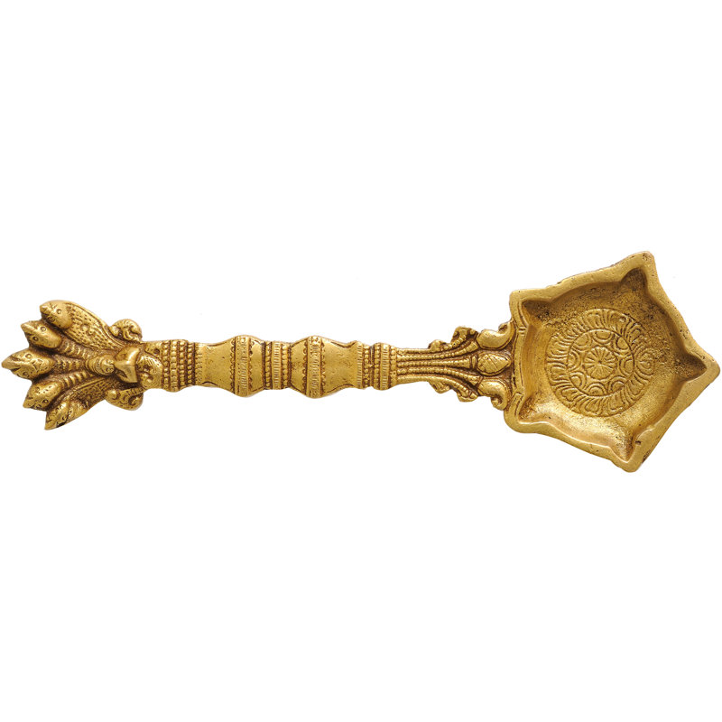 0.5'' H Brass Tabletop Tealight Holder