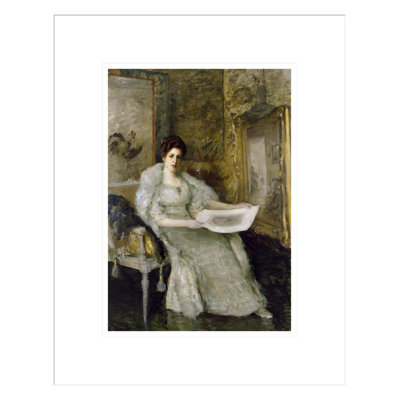 Portrait of Susan Watkins by William Merritt Chase -Framed Giclee Print