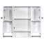 Armoire murale de salle de bain 35 po x 28 po avec miroir de qualité-447801498