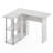 41.14'' W L-Shaped Computer Desk with Bookshelf-782790767