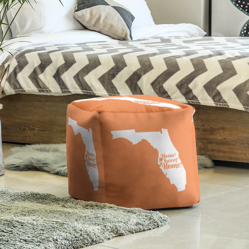 Repose-pieds à cubes tampa the home, Orange