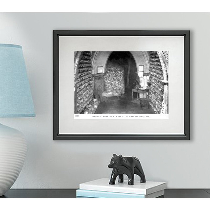 Hythe, St Leonard's Church, The Charnel House 1903 by Francis Frith - Single Picture Frame Print, 60cm H x 80cm W x 2.3cm D