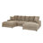 Reversible Modular Corner Sectional with Ottoman