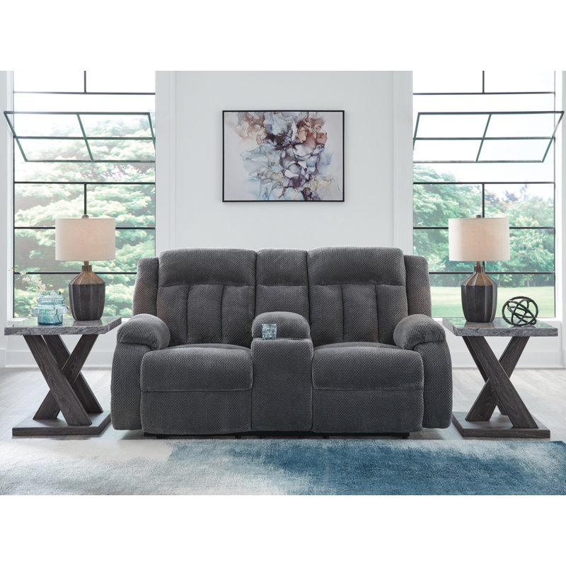 Greely Bend Power Reclining Loveseat With Console