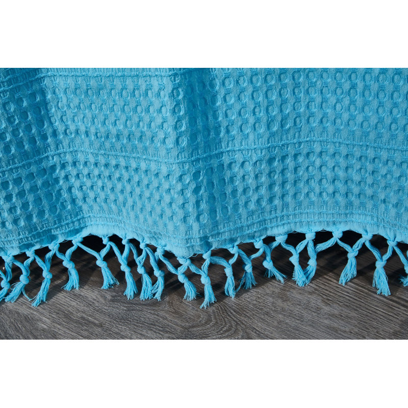 Couvre-lit / couvre-lit 100% coton Damaris, Turquoise