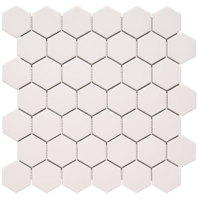 2" x 2" Flat Porcelain Mosaic Wall & Floor Tile