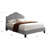 Gray Cal King Upholstered Bed