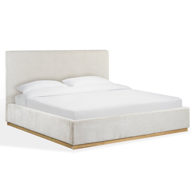 Pippin Chenille Bed , Ivory, King