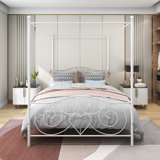 Adrie Metal Canopy Bed