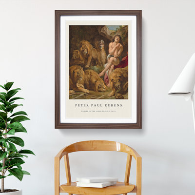 Daniel In The Lions' Den by Peter Paul Rubens - Single Picture Frame Print