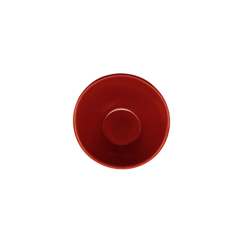 Red Angled Melamine Salad Bowl for Serving