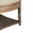 Round Tufted Upholstered Fabric Ottoman