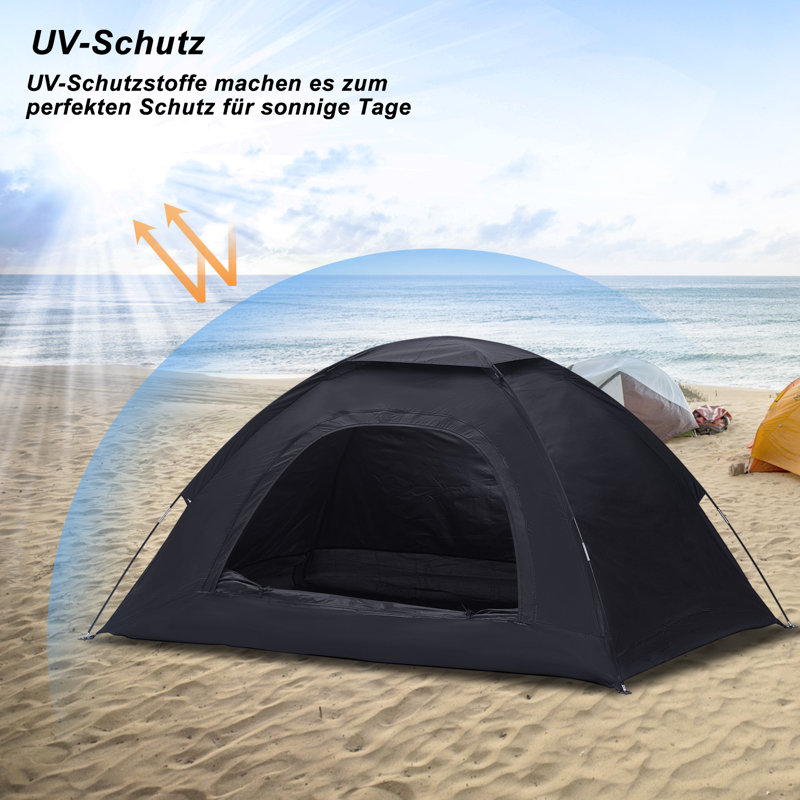Cantres 2 Person Tent, Black