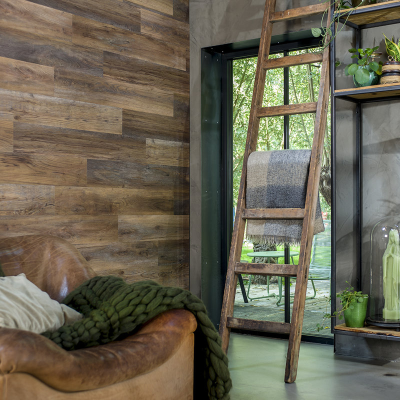 Ackermann Vinyl Wood Look Planks - 100cm x 200cm, Umber Brown