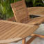 Ensemble repas d'extérieur en bois et chaises empilables 7 pièces Dugas FSC