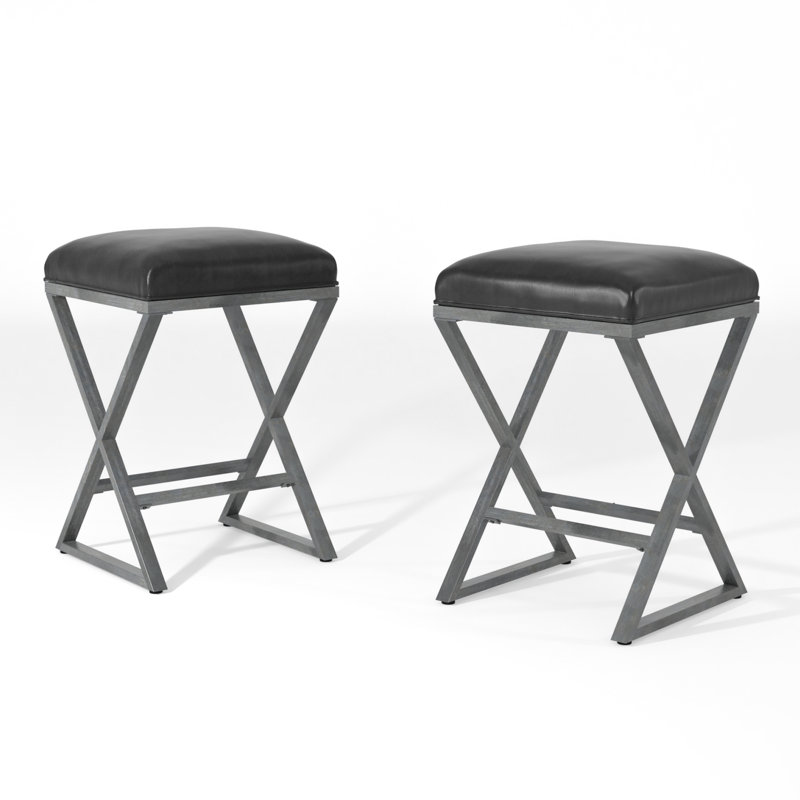 Ensemble de 2 tabourets de bar Agy