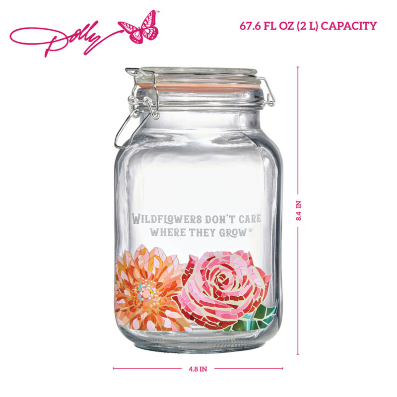 Contenant de conservation Dolly Parton, 2 litres