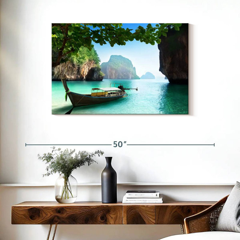 Mehar Krabi Islands Boat, 24" H x 36" W